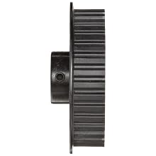 Timing Belt Pulley Lexan Polycarbonate, 3mm Pitch, 33.6mm Diameter, 6mm Bore, Single Flange, 9mm Wide Belt