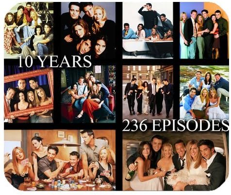 Customized Rectangle Mousepad Friends TV Show Mousepad Friends TV Show TV Actor Poster