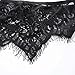 Women's Lace Floral Bralette Bra Bustier Crop Top Cami Unpadded Tank (US M, Black)