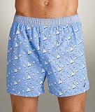 Nautica Leeway Sailboats Printed Woven Boxer Underwear