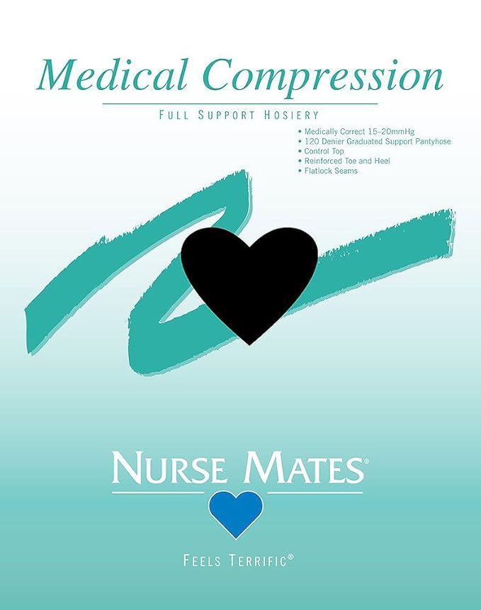 Nurse Mates Women's Medical Compression Knee HD Socks at Amazon ...