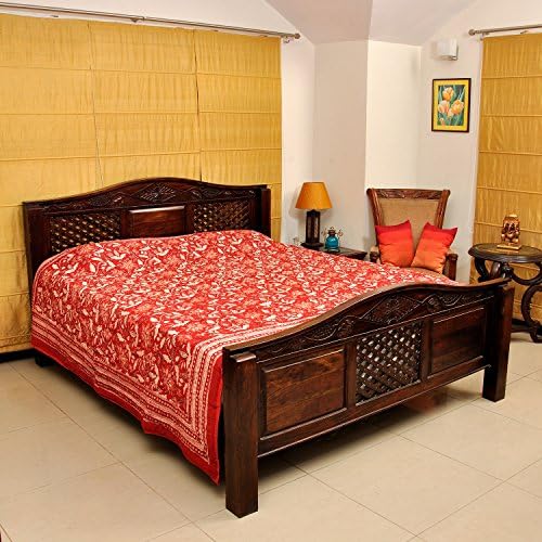 Eminent Craft Cornelia Quilt Small 60' X 45' Cotton Block Print Handmade in Jaipur India