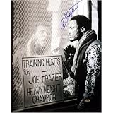 Joe Frazier - Looking Through Cage at Ali - Autographed 16x20 Photograph