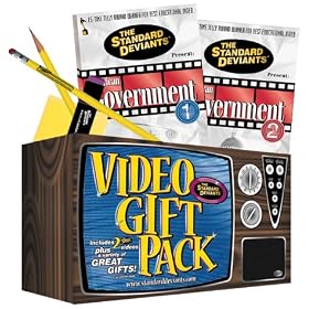 The Standard Deviants - American Government Gift Pack (American Government, Parts 1 & 2) [VHS]