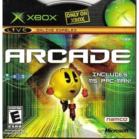 Xbox Arcade, Includes Ms. Pacman, Xbox Live Online Enabled
