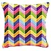 Colourful Waves Long Stitch Cushion Front