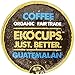 EKOCUPS Artisan Guatemalan Coffee, Medium Roast, Organic Fair Trade, in Recyclable Single Serve Cups for Keurig K-cup Brewers, 40 count