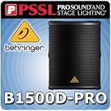 Behringer EUROLIVE B1500D-PRO High-Performance Active 1400-Watt 15-inch PA Subwoofer With Built-In Stereo Crossover