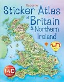 Books : Usborne Sticker Atlas of Britain and Ireland (Usborne Sticker Atlases)