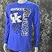 University of Kentucky Super Net on a Blue Long Sleeve Shirt