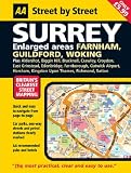 AA Street by Street Surrey: Midi (AA Street by Street)