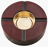 Four Cigar Wood Ashtray