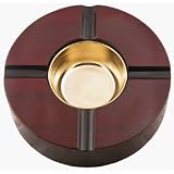 Four Cigar Wood Ashtray