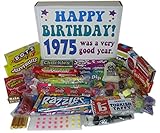 1975 40th Birthday Gift Basket Box Retro Nostalgic Candy From Childhood