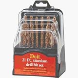 Do It Best Imports/Tools 342750 21-Piece Titanium Drill Bit Set