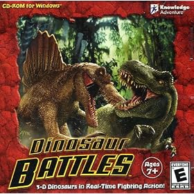 dinosaur battles computer game by SURPLUSOFT DISTRIBUT
