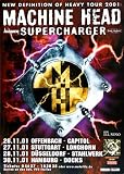 Poster - Machine Head - Supercharger 2001 - Original Konzert Plakat Poster von Machine Head
