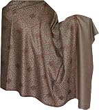 Shawl and Wraps with Embroidery on Wool Fabric from Kashmir 80 x 40 (nebs250)