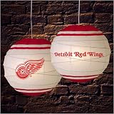 Memory Company Detroit Red Wings 18 Rice Paper Lamp