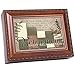 Cottage Garden Retirement Woodgrain Traditional Music Box Plays Wonderful World