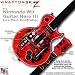 Big Kiss Black on Red Skin by WraptorSkinz TM fits Nintendo Wii Guitar Hero III (3) Les Paul Controller (GUITAR NOT INCLUDED)