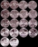 All 18 2010 & 2011 P & D Mint National Park Quarters Set Uncirculated Coins