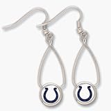 Indianapolis Colts French Loop Dangle Earrings