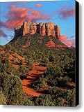 Courthouse Rock Vortex Canvas Print / Canvas Art - Artist Jeffrey Campbell