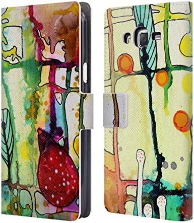 Official Sylvie Demers The Mama Bright Birds 2 Leather Book Wallet Case Cover For Samsung Galaxy J7
