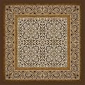Italian Court Rug- Dark Chocolate(77" Square)