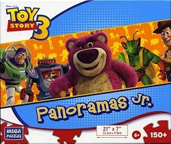 Toy Story 3 Playtime Is Over Lotso Twitch Sparks - Panoramas Jr. 150 Piece Jigsaw Puzzle