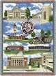 Western Kentucky Univ Collage Throw - 70 x 54 Blanket/Throw - Western Kentucky Hilltoppers