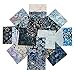 Java Batiks Charm Pack, Set of 40 Precut 5 Inch Batik Squares CC119