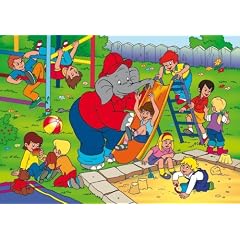 Schmidt Spiele - Benjamin Blmchen, Auf dem Kinderspielplatz, 20 Teile Puzzle