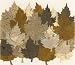 Decorative Die Cut Paper Accents- Pack of 20 Natural Tan Maple Leaves