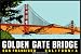 Fridgedoor Golden Gate Bridge SF CA Travel Decal Magnet