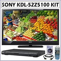 Sony BRAVIA&reg; Z Series KDL-52Z5100 52-Inch 1080p 240Hz LCD HDTV + Television Accessory Kit