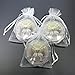 First Holy Communion Scented Rosary Favor - 12 Rosaries with individual Gift box and Organza Bag. (6mm, White)