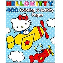 Hello Kitty Coloring Book Jumbo 400 Pages -- Featuring Classic Hello Kitty Characters!
