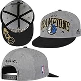 Dallas Mavericks 2011 Official NBA Finals Champions Locker Room Champs Adjustable Plastic Snap Snapback Hat / Cap