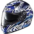 HJC Specter Men's IS-16 Street Racing Motorcycle Helmet w/ Free B&F Heart Sticker Bundle - MC-2