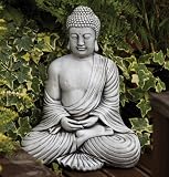 Large Garden Ornaments - Serene Thai Stone Buddha Statue
