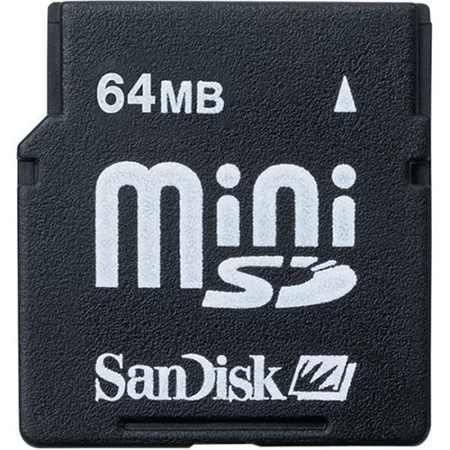 Electronics: SanDisk 64 MB Mini SD Card