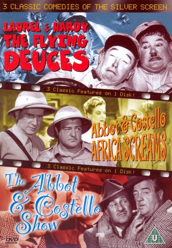 CD-Charts  DVD : 3 Classic Comedies Of The Silver Screen - The Flying Deuces / Africa Screams / Abbot And Costello Show