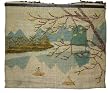 Hand Made Rafting Picture - Natural Jute Weave Wall Hanging Folk Art