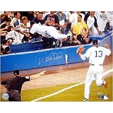 Derek Jeter New York Yankees - 2004 Dive Wide Angle - Autographed 16x20 Photograph