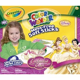 Crayola Color Wonder Soft Sticks Disney Princess by Binney & Smith