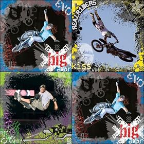 Extreme Sports X Games 4-Piece Wall Art