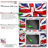 Nintendo DS Lite Union Jack WraptorSkinz Skin Kit by TuneTattooz TM