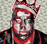 10x10 Biggie & Benjamins Hip Hop Background Backdrop FREE SHIPPING to lower 48 states